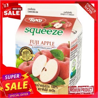 ทิปโก้สควิซน้ำแอปเปิ้ลฟูจิ100% 300 มล.TIPCO SQUEEZE100% APPLE FUJI 300ML