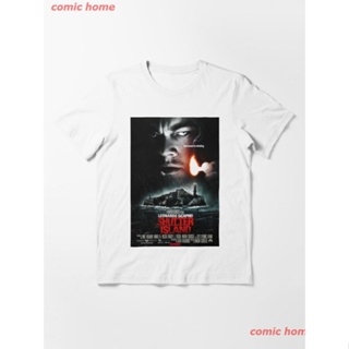 New Shutter Island Poster Essential T-Shirt เสื้อยืด ดพิมพ์ลาย ดผ้าเด้ง คอกลม cotton แฟชั่น sale Unisex