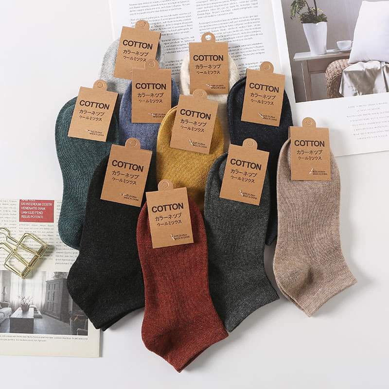 พร้อมส่งจากไทย🧦 ถุงเท้าข้อสั้น ถุงเท้าชาย 🧦 ขนาด​ ฟรีไซส์