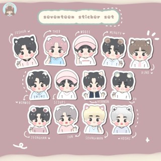 ชุดสติกเกอร์ Seventeen chibi ver