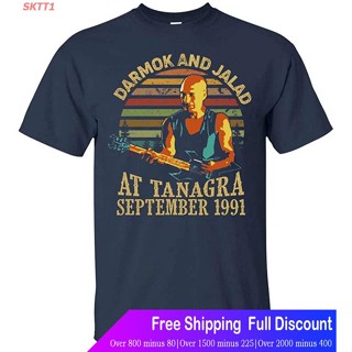 SKTT1 เสื้อยืดลำลอง WillardSCox Mens Darmok And Jalad At Tanagra September 1991 Funny T-Shirt,Navy,Medium The Amazing W