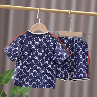พร้องส่ง ชุดเด็กผู้ชาย ชุดเซ็ตเด็กแฟชั่น เซต2ชิ้น งานดีใส่สบาย รุ่นใหม่ล่าสุด2022 เสื้อผ้าเด็กผู้ชาย