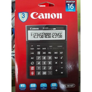 เครื่องคิดเลข ดำ Canon AS-280 (HB) * เครื่องคำนวณ แบบตั้งโต๊ะขนาดกลาง  * จอ LCD ขนาดใหญ่ แสดงตัวเลข 16 หลัก