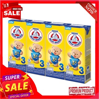 นมตราหมียูเอชทีโพรเท็กซ์ชัน180มล.แพ็ค 4BEAR BRAND1+PROTEXTION UHTMILK 180ML PACK 4