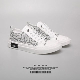 ◑ใหม่ฤดูร้อนเกาหลีรุ่น low-top รองเท้าผ้าใบระบายอากาศผู้ชายรองเท้าผ้าใบ