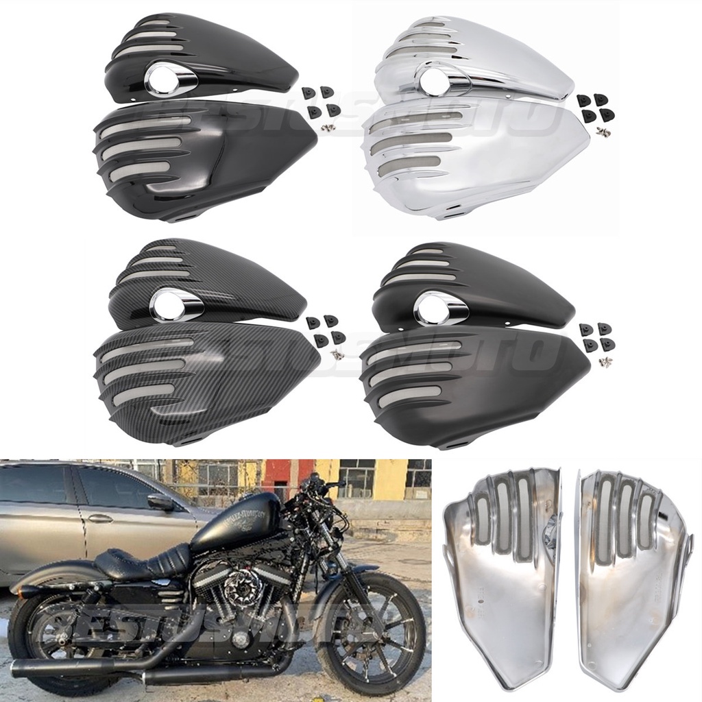 Motorcycle Battery Cover Fairing Guard For Harley Sportster 883 1200 XL883 2004-2013 Iron 883 XL883N Forty Eight XL1200X