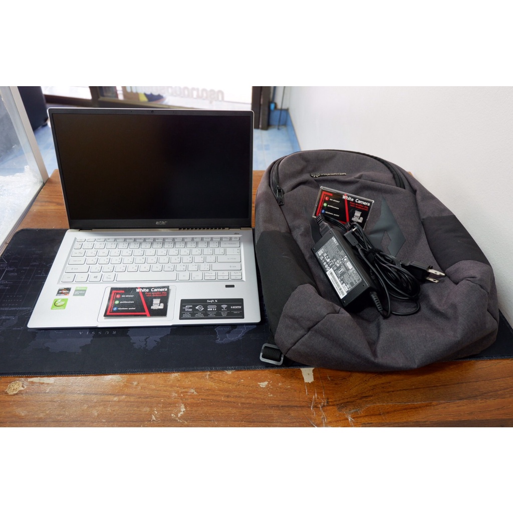 ACER SWIFT X SFX14-41G-R73W (GOLD)  (R7 5700U/ 16GB / GTX 1650 ) มือสอง