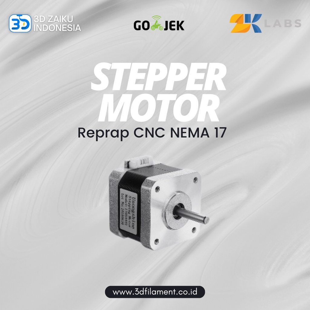CNC Reprap NEMA 17 Stepper Motor 17HS4401 42BYGH