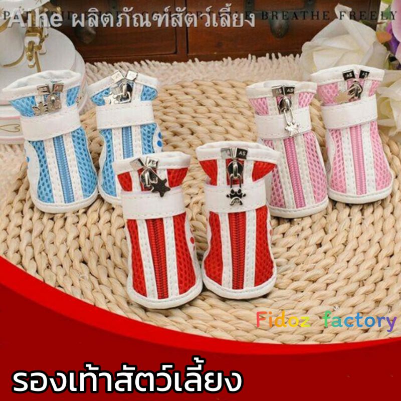 Fidoz factory รองเท้าสัตว์เลี้ยง ร้องเท้าผ้าใบหมา แมว