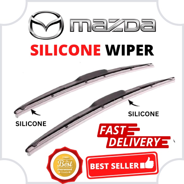 3 วินาทีญี่ปุ่นซิลิโคนรถ WIPER สําหรับ MAZDA 2/3/5/6/RX8 MX5 CX9 CX8 CX5 BT50