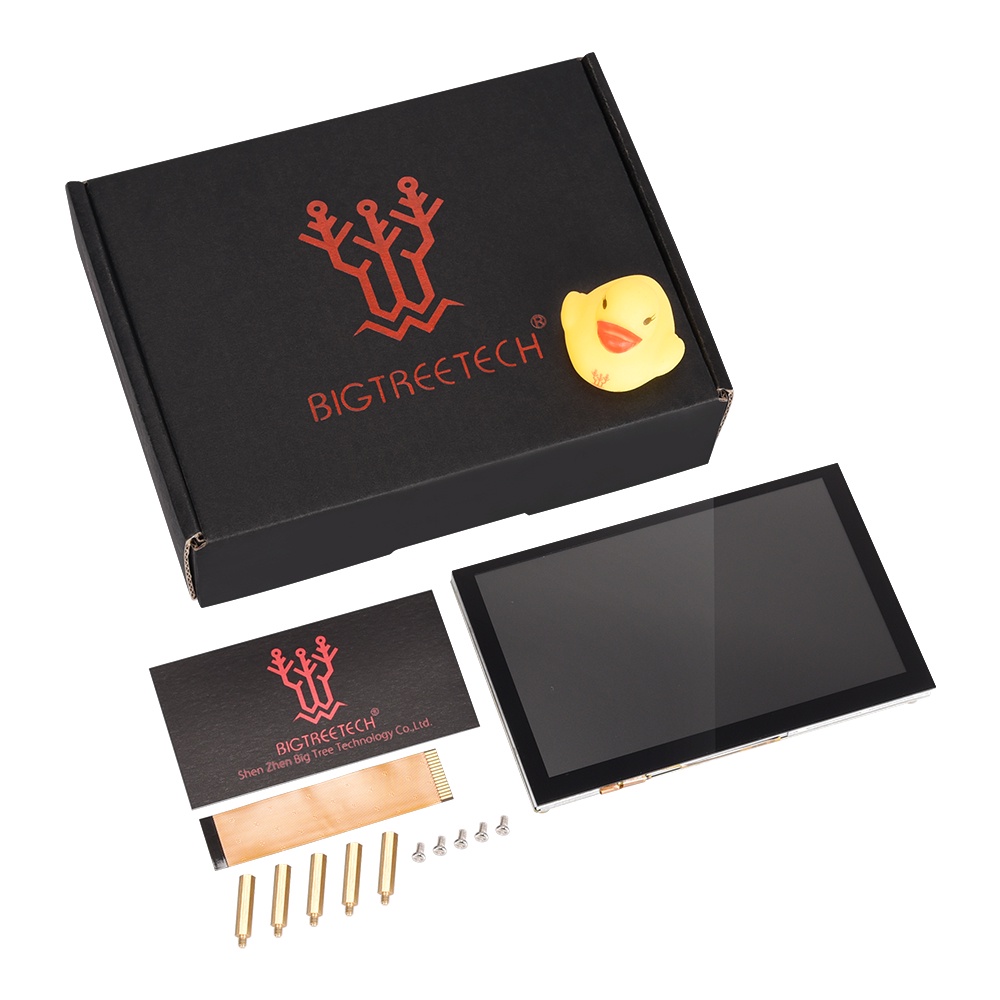 หลังการขายBIGTREETECH BTT PITFT50 PITFT70 PITFT43 V2.0 Touch Screen For Raspberry Pi 3 3B Plus 4B Model B Octoprint DSI #8