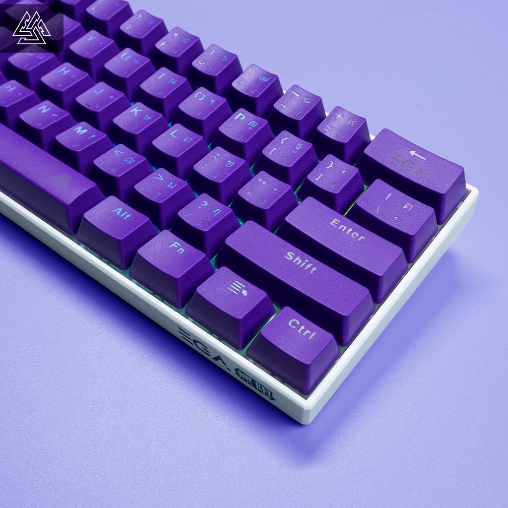 [รับประกัน 15 วัน] EGA ปุ่มกดTYPE MGKC1 ABS ใส่กับ Mechanical Keyboard ทุกรุ่น ไฟทะลุทุกตัวอักษร!!แป้นไทย/อังกฤษ 106 Key