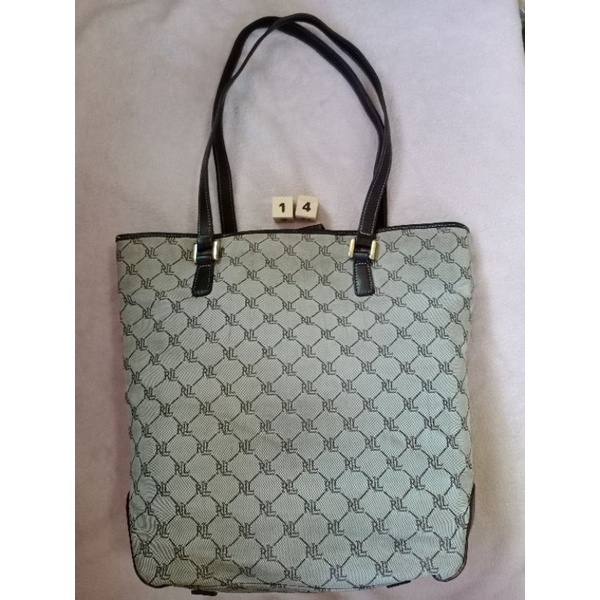 กระเป๋าสะพายสีน้ำตาลralphlauren