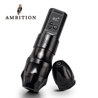 Ambition  ปากกาสักแบตเตอรี่ลิเธียมไร้สาย 2400mAh หน้าจอ LED