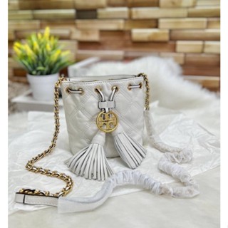 TORY BURCH ((56868)) FLEMING QUILTED BUCKET BAG