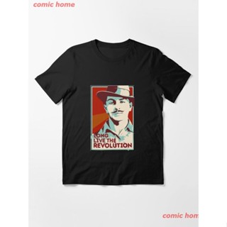 New Shaheed Bhagat Singh Revolution Essential T-Shirt เสื้อยืด ดพิมพ์ลาย ดผ้าเด้ง คอกลม cotton ความนิยม sale Unisex