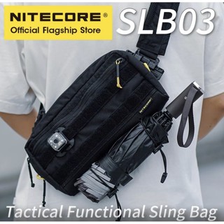 พร้อมส่ง NITECORE SLB03 Messenger กระเป๋ายุทธวิธีฟังก์ชั่น500D ไนล่อนน้ำหนักเบากระเป๋า Molle ระบบ EDC เอวกระเป๋า