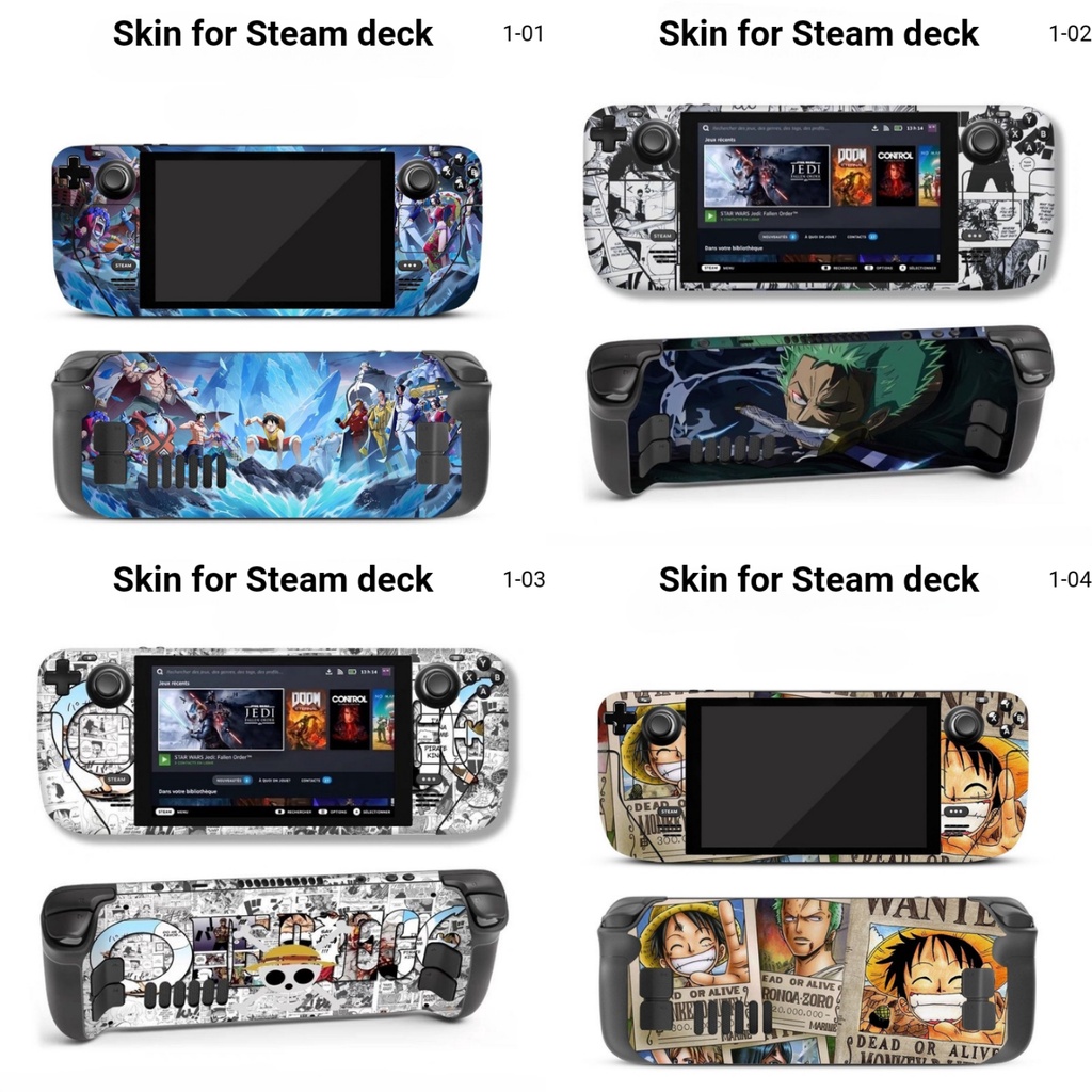 Skin for Steam deck (set1) สกินสำหรับ steam deck