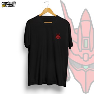 เสื้อยืดผู้ชาย90 เสื้อโอเวอร์ไซ ☢♙▫กันดั้ม - Sazabi | เสื้อยืด ลายการ์ตูนอนิเมะ เสื้อตราหานคู่ Tee