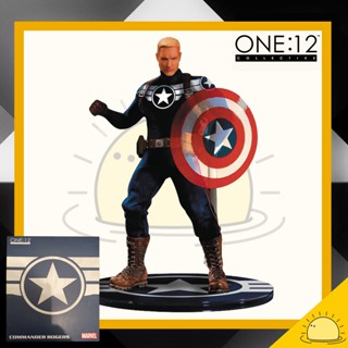 Mezco Toys One-12 Collective Marvel Commander Rogers Action Figure