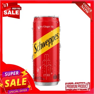 ชเวปส์จินเจอร์เอล 330มล.SCHWEPPES GINGER ALE 330 ML.