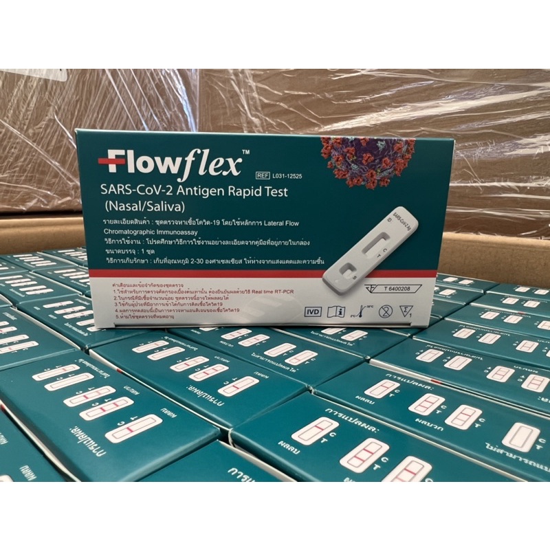 🔥Flash Sale🔥ชุดตรวจโควิด Flowflex 2IN1 ราคาถูก ส่งไว 1เทส/กล่อง