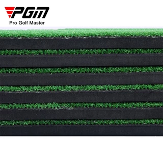 Pgm แผ่นยางรองลูกกอล์ฟ สีเขียว สําหรับฝึกตีกอล์ฟในร่ม DJD003 golf mat ลูกกอล์ฟ golf practice