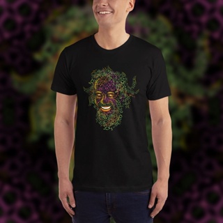 Tee เสื้อยืด พิมพ์ลาย Shasha Shulgin MDMA and 2C-B Molecules Portrait Psychedelic สําหรับผู้ชาย