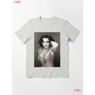 2022 K-drama Elizabeth Taylor Essential T-Shirt ผู้หญิง ดพิมพ์ลาย เสื้อยืดผ้าฝ้าย คอกลม cotton แฟชั่น discount Unisex