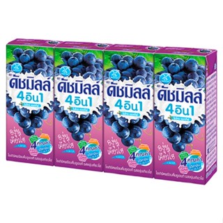 ดัชมิลล์ นมเปรี้ยว องุ่นเคียวโฮ 180มลDUTCHMILL YOGHURT KYOHO GRAPE 180ML