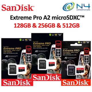 Sandisk Extreme Pro A2 Max.200MB/s การ์ดหน่วยความจํา Micro SD Extreme Pro Mirco SD