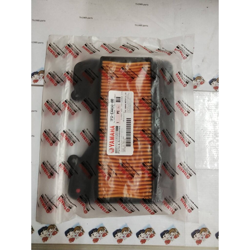 1FD-E4450-00 ไส้กรองอากาศ FINN รหัสเก่า SPARK115I 1FC-E4450-00 อะไหล่แท้ YAMAHA