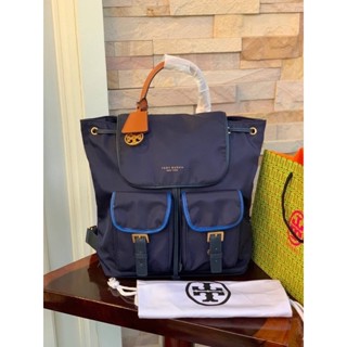 Tory Burch Perry Nylon Flap Backpack