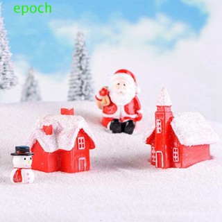 Epoch ตุ๊กตาเรซิ่น รูปปั้นหิมะ ขนาดเล็ก สําหรับตกแต่งบ้านตุ๊กตา คริสต์มาส