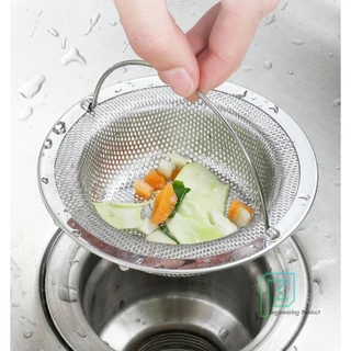 ตะแกรงกรองเศษอาหาร ซิงค์ล้างจาน แบบมีหูหิ้ว หลายแบบ สแตนเลส 304 ไม่มีสนิม