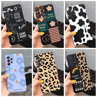 เคสโทรศัพท์ซิลิโคน TPU แบบนิ่ม สีลูกกวาด สําหรับ Samsung Galaxy A23 A13 A32 4G SM-A235F A135F A325F