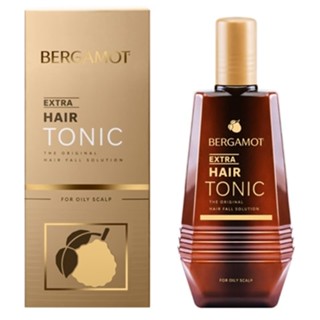 (ของแท้) เบอกาม็อท เอ็กซ์ตร้า แฮร์โทนิค (ขวดสีทอง) ขนาด 100 - 200 มล Bergamot Extra Hair Tonic 100 - 200 ML