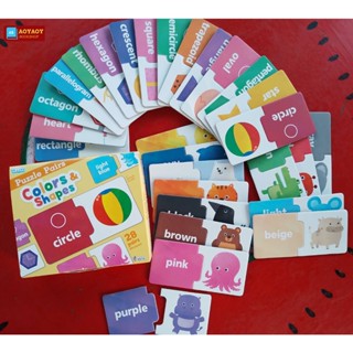 จิ๊กซอว์ Puzzle Pairs Color&amp;Shape (กระดาษแข็งหนา)