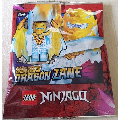 892293 Iego Ninjago Crystalized Golden Dragon Zane ชุดฟอยล ์ ประกอบของเล ่ น - ตัวละคร Golden Dragon Zane