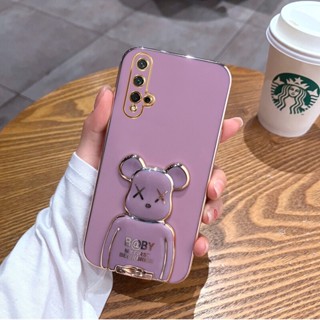 เคสโทรศัพท์มือถือ ซิลิโคนนิ่ม ชุบไฟฟ้า กันกระแทก สําหรับ huawei nova 5t nova5 t DDXXZJ01