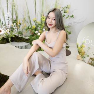 YellowApparel Jasper Jumpsuit สี Nudepink