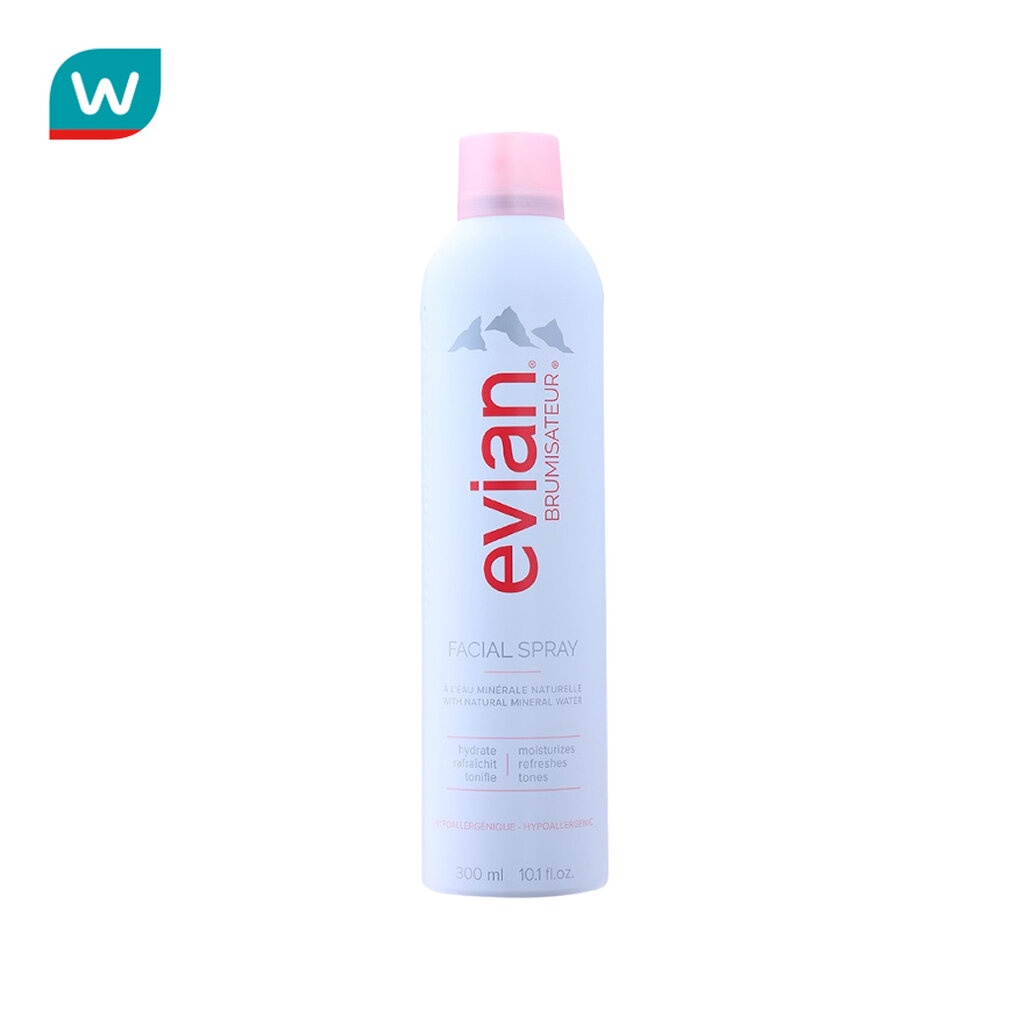 Evian เอเวียง สเปรย์น้ำแร่ บำรุงผิวหน้า 300 มล.