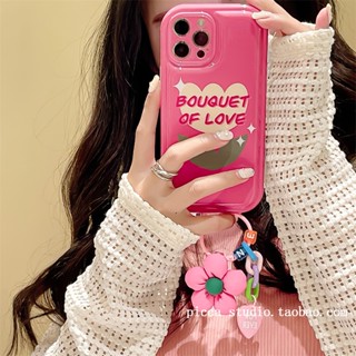 เคสโทรศัพท์มือถือนิ่ม กันตก ลายดอกไม้ สไตล์เกาหลี สําหรับ Apple Iphone 14pro Max 13 12 11 14pro X XR 14plus