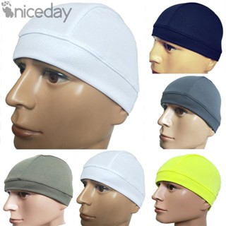 1*Helmet Liner Cycling Cap Quick Dry Sweat Windproof Sports Beanie Hat Skull Cap