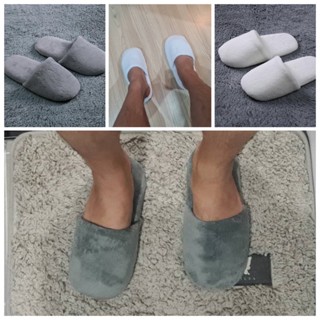 สลิปเปอร์ รองเท้าใส่ในบ้าน Slippers รองเท้าแตะ ขนนุ่มฟู พื้นกันลื่น ขนาด Free Size เกรดพรีเมี่ยม