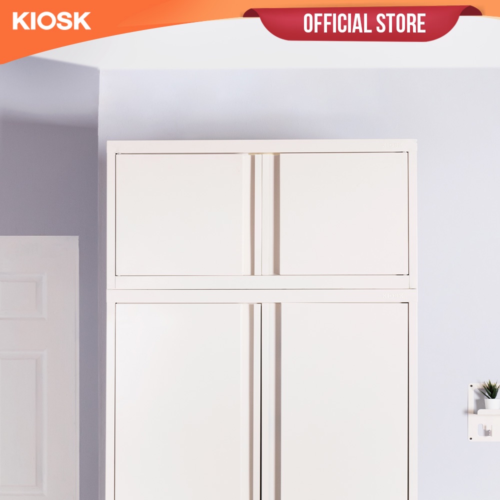 [จัดส่งพร้อมติดตั้งฟรี] KIOSK ตู้เสริมตู้เสื้อผ้าKIOSK รุ่นIXY บานเปิด W91.5 x D56 x H44