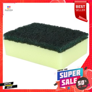 ฟองน้ำพร้อมใยขัด MR.SMART 3857-5 3x4นิ้วSCOURER SPONGE MR.SMART 3857-5 3X4IN