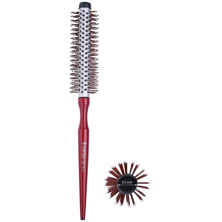 Faweio Taiwan Round Comb Brush 台lung hair shanwae Berus Rambut Gu