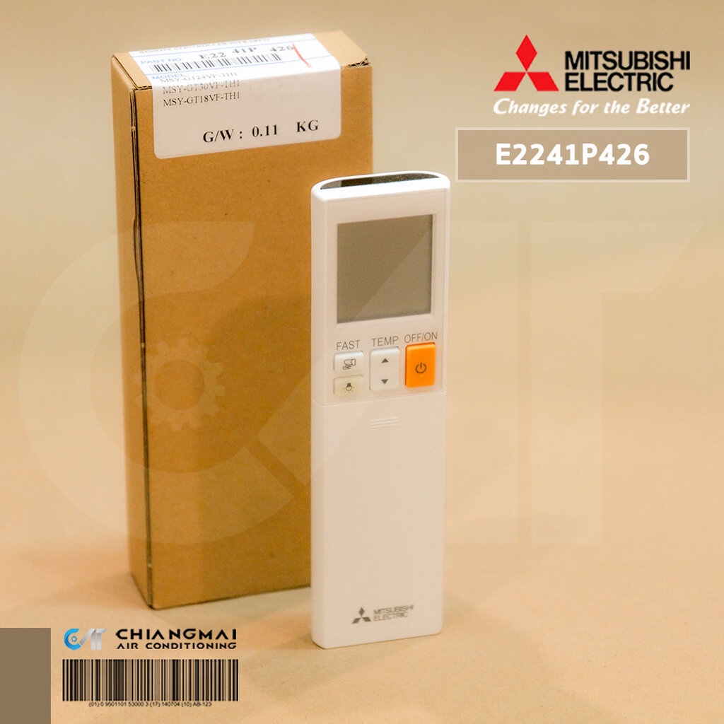 E2241P426 รีโมทแอร์ Mitsubishi Electric รีโมทแอร์มิตซูบิชิ รีโมทแอร์ (ZH21C 115B) อะไหล่แอร์ ของแท้ศ