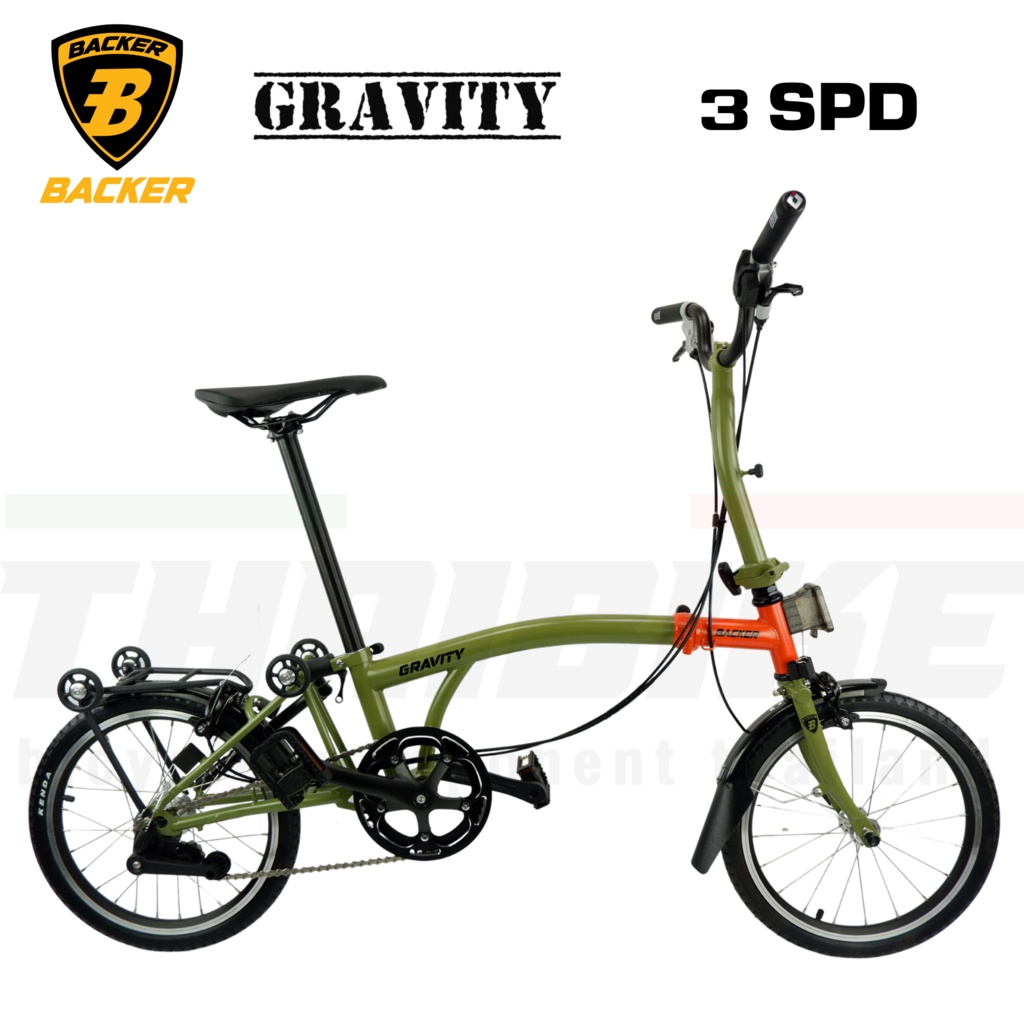 จักรยานพับ BACKER รุ่น Gravity 3 SPD